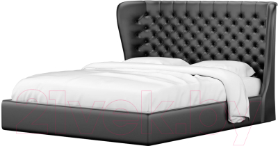 Двуспальная кровать Mebelico Далия 20 / 59005 (экокожа черный)