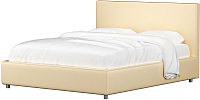 Двуспальная кровать Mebelico Кариба 22 / 58805 (экокожа, бежевый) - 