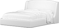 Двуспальная кровать Mebelico Лотос 24 / 58852 (экокожа, белый) - 