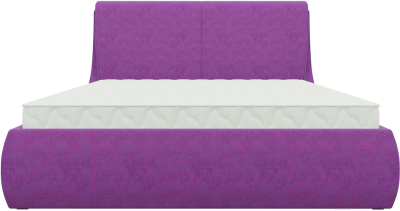 Двуспальная кровать Mebelico Принцесса 25 / 58801 (микровельвет, фиолетовый)