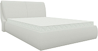 Двуспальная кровать Mebelico Принцесса 25 / 58795 (экокожа, белый) - 