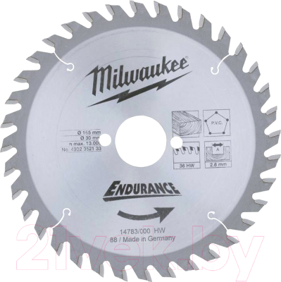 Пильный диск Milwaukee 4932352133