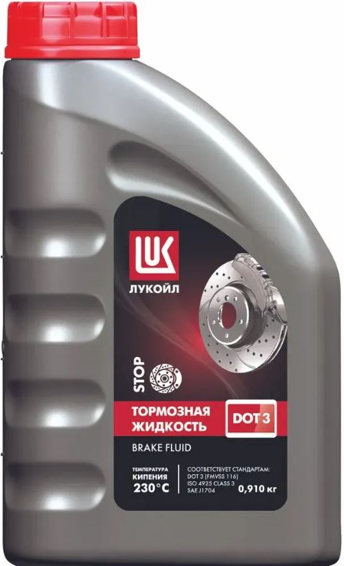 Тормозная жидкость Лукойл DOT3 / 1338294 (1л)