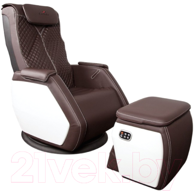 Массажное кресло Casada Smart 5 CMS-386 (коричневый/белый)