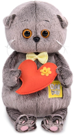 Мягкая игрушка Budi Basa Басик Baby с желтым бантиком и сердечком / BB-096 - 