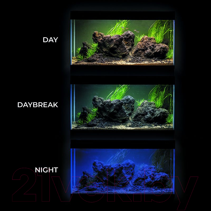 Осветительный модуль для аквариума Aquael Leddy Tube 14W D&N Sunny 55-60см / 124235