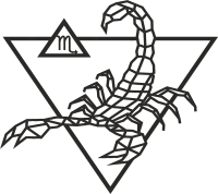 Декор настенный EWA Знак зодиака Скорпион - 
