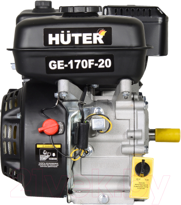 Двигатель бензиновый Huter GE-170F-20 (70/15/2)