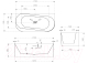 Миниатюра изображения товара Ванна акриловая Abber AB9494-1.7