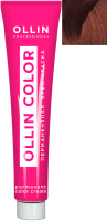 Крем-краска для волос Ollin Professional Color перманентная 5/4 (60мл, светлый шатен медный) - 