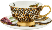 

Чашка с блюдцем Spode, Creatures of Curiosity Leopard&Snake / CRCLS8821-XG
