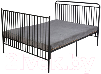 Детская кровать-трансформер Polini Kids Vintage 400 / 0002471.22 (черный матовый)