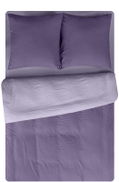 Комплект постельного белья Amore Mio Мако-сатин Аметист Микрофибра Евро / 23520 (сиреневый/фиолетовый) - 