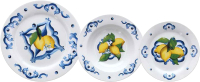 Набор тарелок Andrea Fontebasso Atollo Citrus set / AJ070184493 (18шт) - 