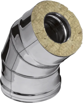 

Поворот дымохода, 135° 430/0.5мм Ф100x200 / f4101
