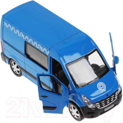 Автомобиль игрушечный Технопарк Renault Master Микроавтобус / MASTER-14MOS-BU