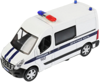 Автомобиль игрушечный Технопарк Renault Master Полиция / MASTER-14POL-WH - 