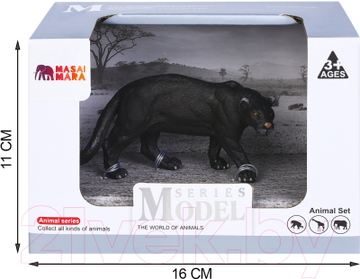 Фигурка коллекционная Masai Mara Мир диких животных. Черная пантера / MM211-101