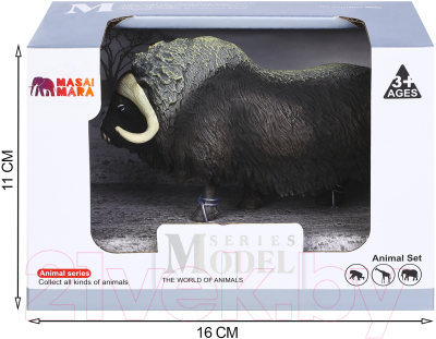 Фигурка коллекционная Masai Mara Мир диких животных. Овцебык / MM211-103