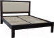 Двуспальная кровать BAMA Георг (180x200, венге/экокожа) - 