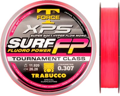 

Леска монофильная, T-Force Xps Surf Fp 600м 0.25мм / 052-05-250