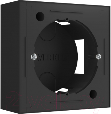 Коробка открытого монтажа Werkel W8000008 (черный)