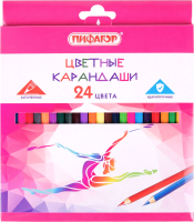 

Набор цветных карандашей Пифагор, Быстрее! Выше! Сильнее! / 181813