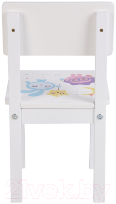 Комплект мебели с детским столом Polini Kids Малышарики 105 S. Солнечный день / 0003127-041 (белый)