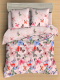 Комплект постельного белья Amore Mio Мако-сатин Butterflies Микрофибра 2сп / 93793 (розовый) - 