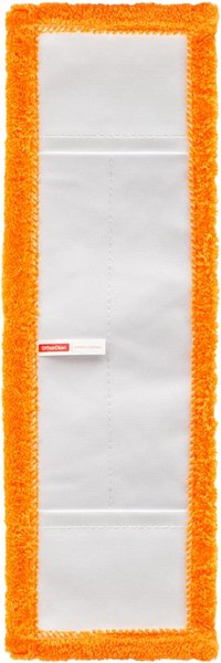 Моп для швабры OfficeClean Professional Микрофибра с карманами (40x10см, светло-оранжевый)