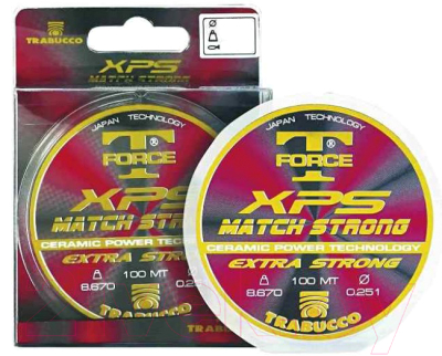 Леска монофильная Trabucco T-Force Xps Match Strong 50м 0.09мм / 053-80-090