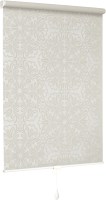 Рулонная штора Delfa Сантайм Металлик Принт СРШП-05В 7591 (52x170, кремовый) - 
