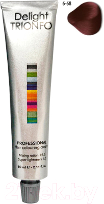 Изображение товара Крем-краска для волос Constant Delight Trionfo Стойкая 6-68 (60мл, темный русый шоколадный красный)