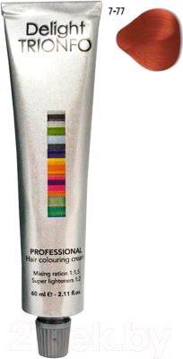 Изображение товара Крем-краска для волос Constant Delight Trionfo Стойкая 7-77 (60мл, средний русый интенсивный медный)