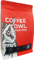 

Кофе в зернах Coffee Owl Roasters, Сбалансированный Бленд Эфиопии И Бразилии 100% Арабика