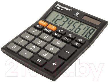 Калькулятор Brauberg Ultra-08-BK / 250507 (черный)