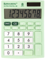 Калькулятор Brauberg Ultra Pastel-08-LG / 250515 (мятный) - 