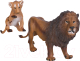 Набор фигурок коллекционных Masai Mara Мир диких животных. Семья львов / MM211-107 - 