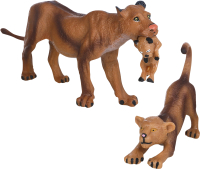 Набор фигурок коллекционных Masai Mara Мир диких животных. Семья львов / MM211-108 - 