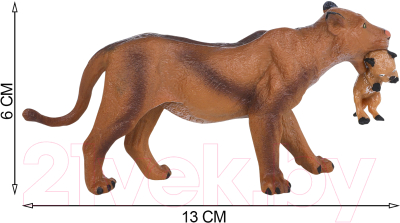 Набор фигурок коллекционных Masai Mara Мир диких животных. Семья львов / MM211-108