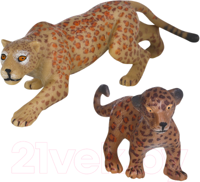 Набор фигурок коллекционных Masai Mara Мир диких животных. Семья ягуаров / MM211-109