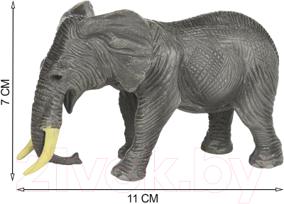 Набор фигурок коллекционных Masai Mara Мир диких животных. Семья слонов / MM211-113