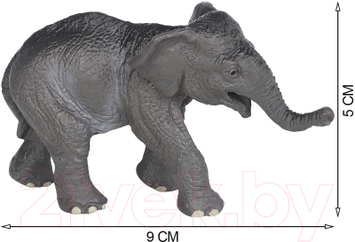 Набор фигурок коллекционных Masai Mara Мир диких животных. Семья слонов / MM211-113
