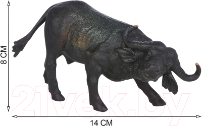 Набор фигурок коллекционных Masai Mara Мир диких животных. Семья буйволов / MM211-115