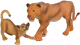 Набор фигурок коллекционных Masai Mara Мир диких животных. Семья львов / MM211-126 - 