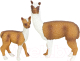 Набор фигурок коллекционных Masai Mara Мир диких животных. Семья лам / MM211-134 - 