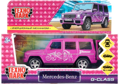 Автомобиль игрушечный Технопарк Mercedes-Benz G-Class / GCLASS-12GRL-LIL