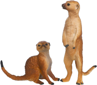 Набор фигурок коллекционных Masai Mara Мир диких животных. Семья сурикатов / MM211-139 - 