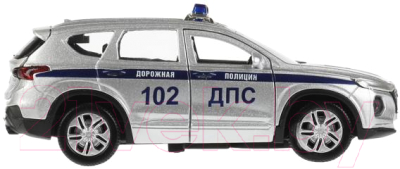Автомобиль игрушечный Технопарк Hyundai Santafe Полиция / SANTAFE2-12POL-SR