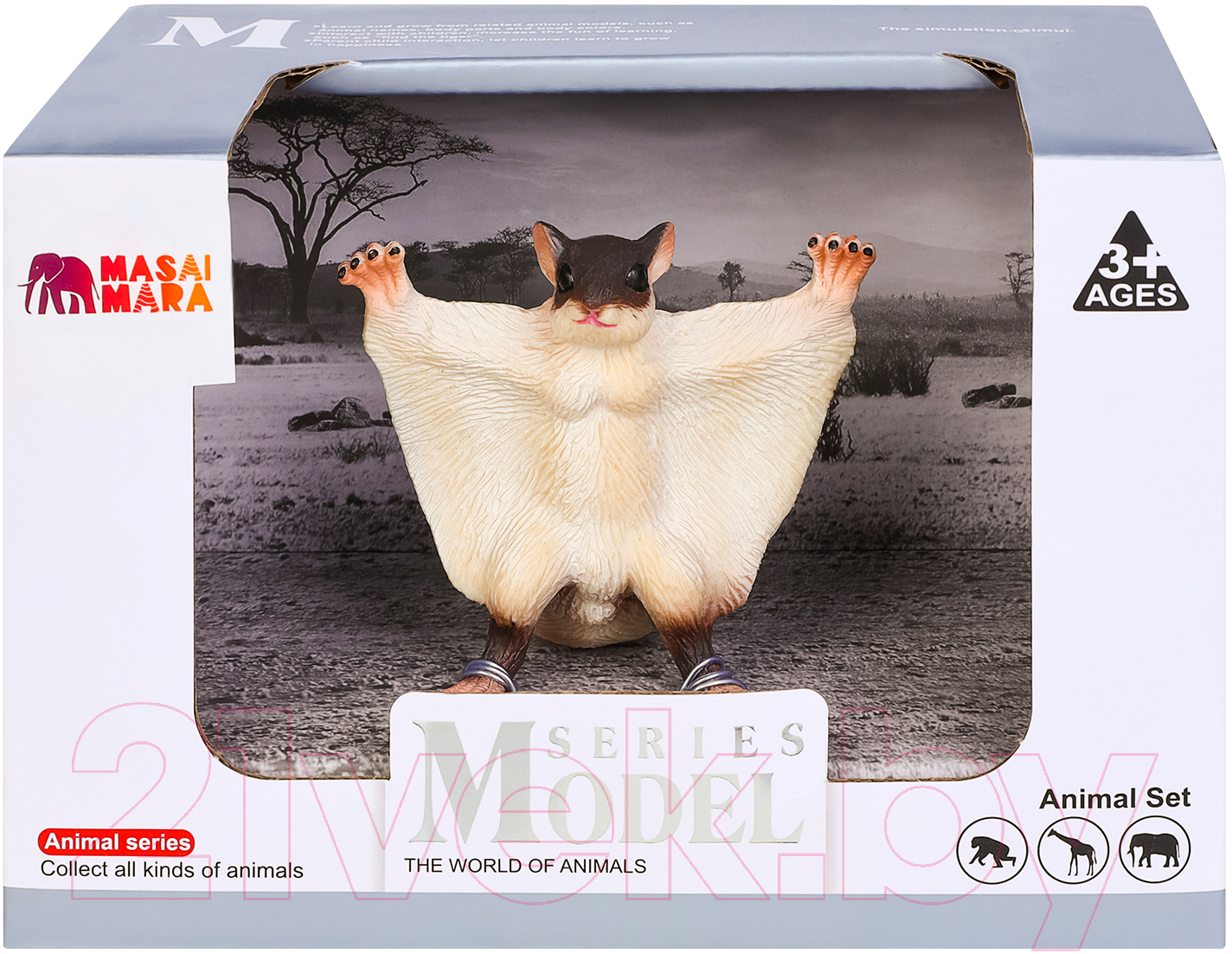 Фигурка коллекционная Masai Mara Мир диких животных. Белка-летяга / MM211-149 — фото 3